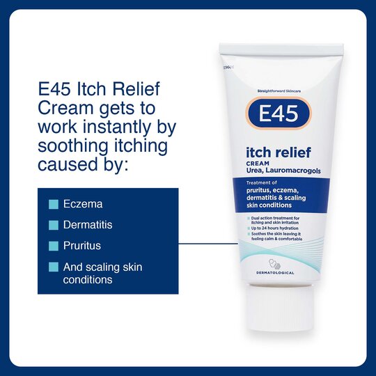 E45 Itch Relief Cream 100G - Image 2