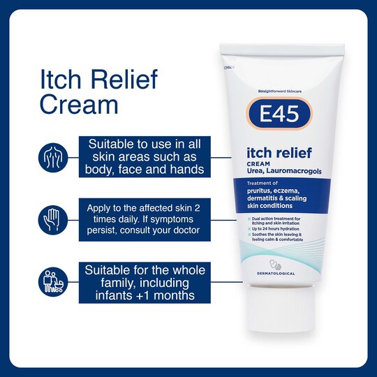 E45 Itch Relief Cream 100G - Image 3