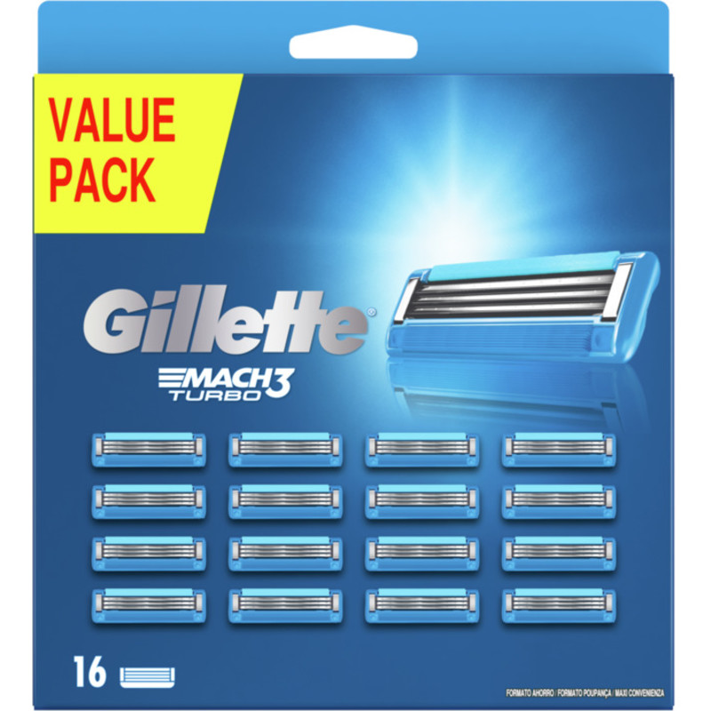 Gillette Mach3 turbo razor blades