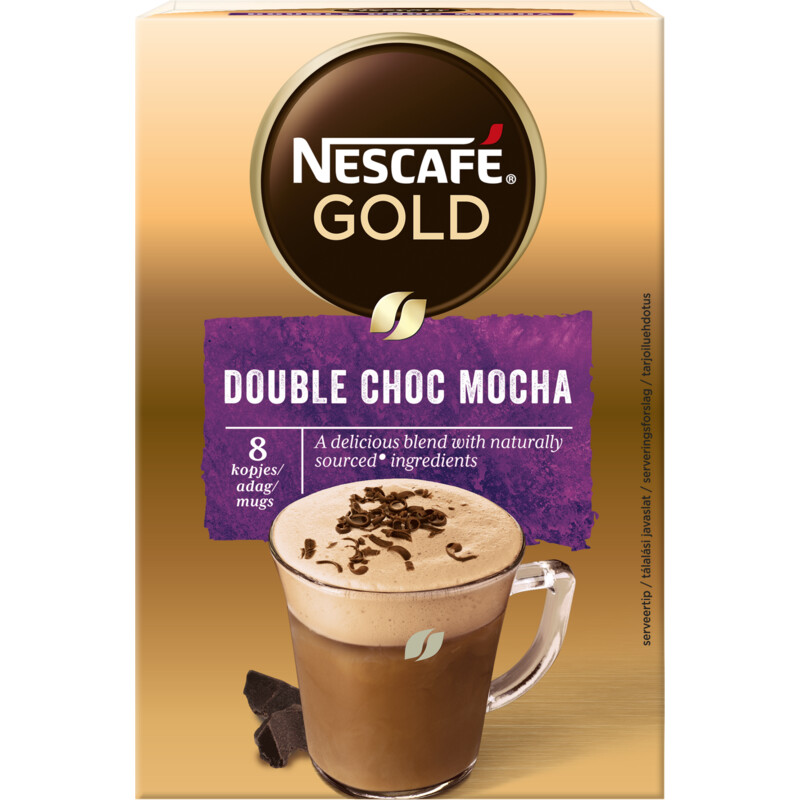 Nescafe Gold double choc mocha instant coffee