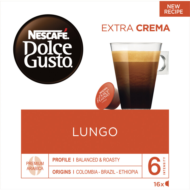 Nescafe Dolce Gusto Lungo capsules