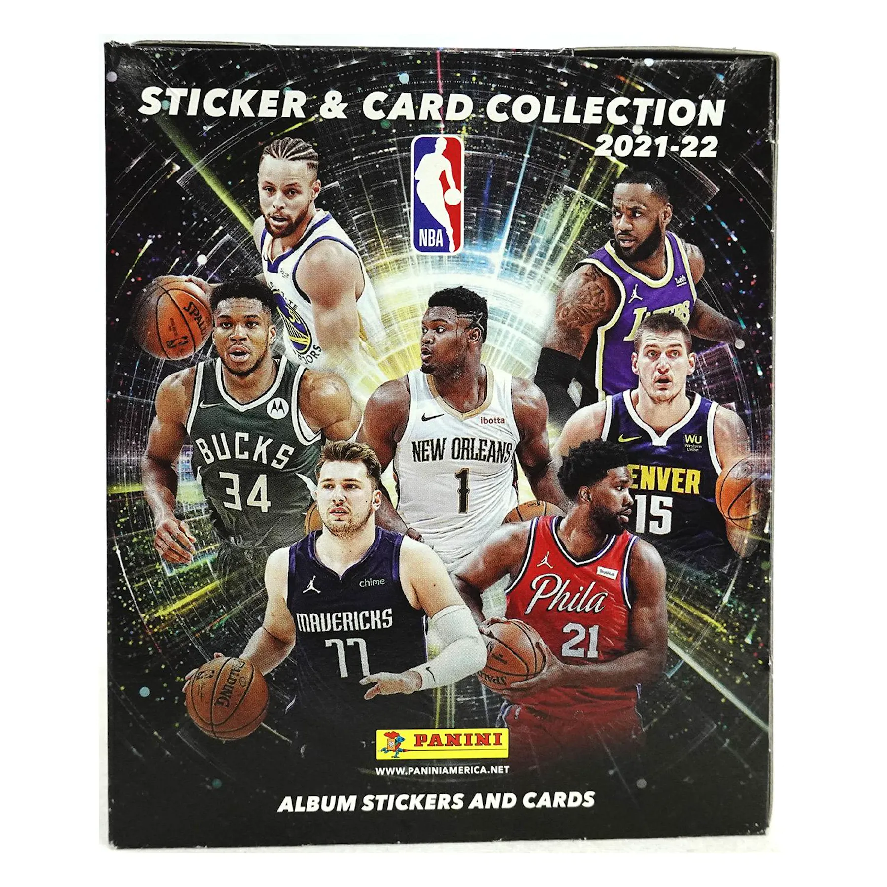 2021/22 Panini NBA Basketball Sticker Collection Box