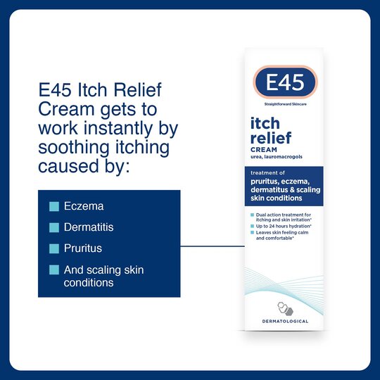 E45 Itch Relief Cream 50G - Image 2